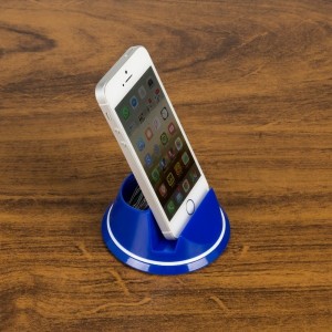 Suporte giratório para celular com porta clips Suporte giratório para celular com porta clips