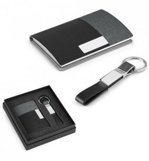 Kit porta cartões e chaveiro