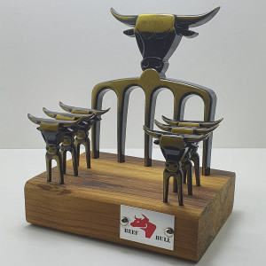 Kit Garfo 5 Pontas c/ 6 Ouro Velho - 