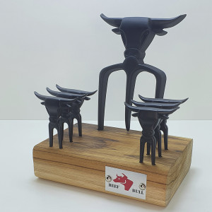 Kit Tridente Black c/ 6 Garfinhos - 