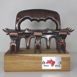 Kit Garra de Urso c/ 12 Garfinhos Cobre Velho