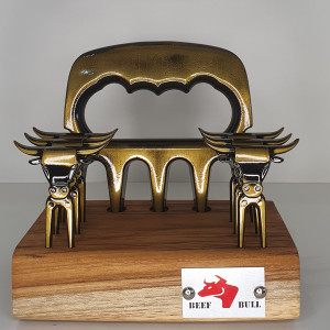 Kit Garra de Urso c/ 6 Garfinhos Ouro Velho