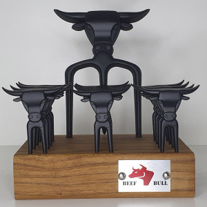 Kit Tridente c/ 12 Garfinhos Black