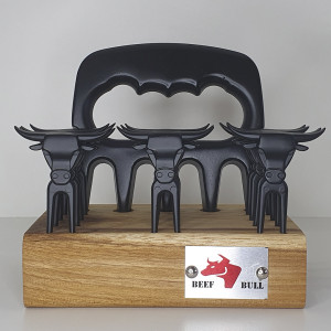 Kit Garra de Urso Black c/ 12 Garfinhos