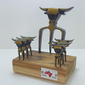 Kit Tridente c/ 6 Garfinhos Ouro Velho - 