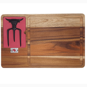 Tábua P/churrasco c/ Tridente Black