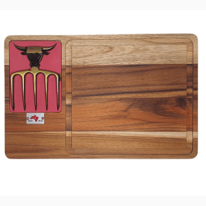 Tábua P/churrasco c/ Garfo Ouro Velho