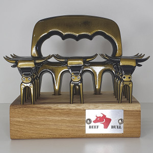 Kit Garra de Urso c/ 12 Garfinhos Ouro Velho