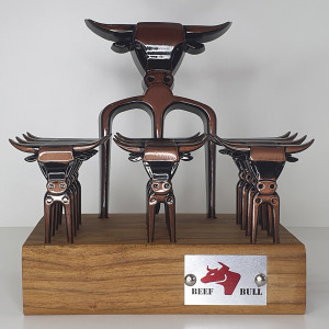 Kit Tridente c/ 12 Garfinhos Cobre Velho