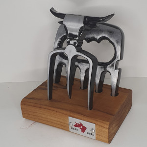 Kit Garra + Tridente Prata Velho - 