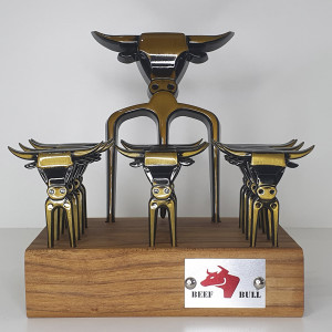 Kit Tridente c/ 12 Garfinhos Ouro Velho