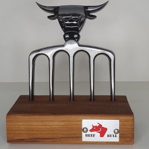 Garfo 5 Pontas Prata Velho