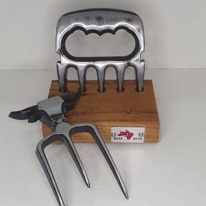 Kit Garra + Tridente Prata Velho - 