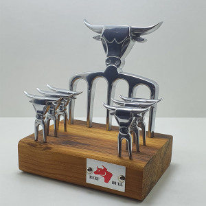 Kit Tridente Polido c/ 6 Garfinhos - 