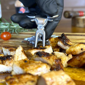 Kit 12 Garfinhos Polidos + Base