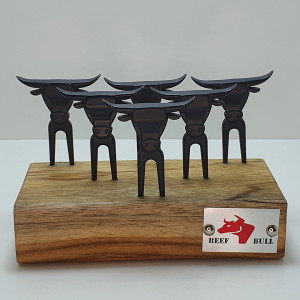 Kit 6 Garfinhos Black + Base