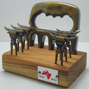 Kit Garra de Urso c/ 6 Garfinhos Ouro Velho - 