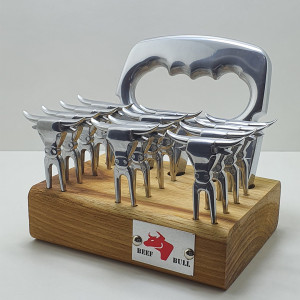 Kit Garra de Urso Polida c/ 12 Garfinhos - 