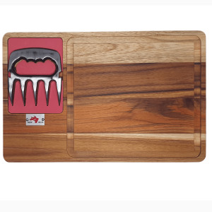 Tábua P/churrasco c/ Garra de Prata Velho - 