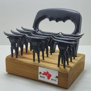 Kit Garra de Urso Black c/ 12 Garfinhos - 