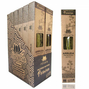 INCENSO DEFUMADOR NIRVANA PREMIUM - ARRUDA: CONTRA INVEJA