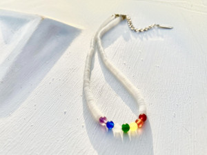 CHOCKER MARAÚ 7 CHAKRAS | COM JADE BRANCA