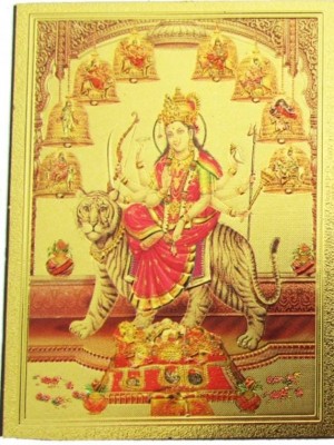 IMÃ DOS DEUSES HINDUS 6,8 CM - DEUSA GREGA NO TIGRE