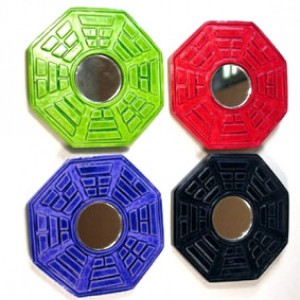 MINI BAGUÁ EM RESINA COM ESPELHO 7cm