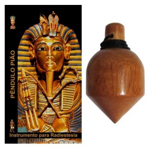 PENDULO DE MADEIRA PIÃO EM FAIA 5 CM