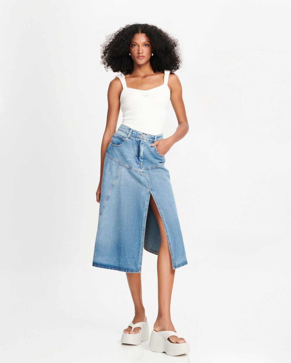 MELISSA FREE THONG WEDGE AD