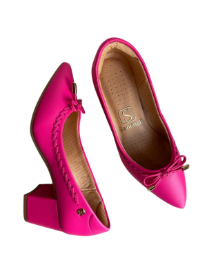 SCARPIN SALTO BLOCO SANTINELLI 1524-008-232 - 