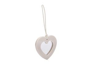 MELISSA KEYRING HEART MIRROR - 