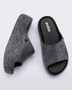 MELISSA FREE PLATFORM SLIDE DENIM -