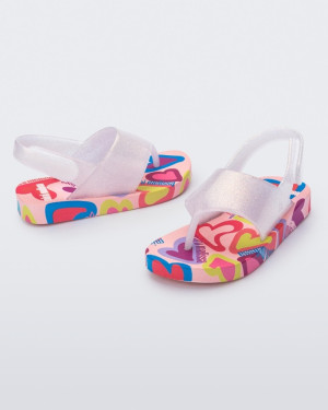 MINI MELISSA FLIP FLOP SHINY BABY - 