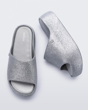 MELISSA FREE PLATFORM SLIDE GLITTER -