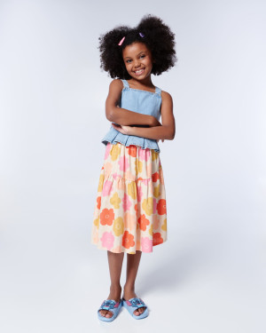 MINI MELISSA FLOWING  SLIDE + STITCH INF -