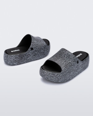 MELISSA FREE PLATFORM SLIDE DENIM -