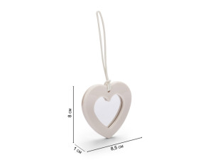 MELISSA KEYRING HEART MIRROR - 
