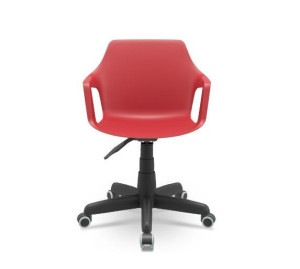 Cadeira Giratória Vesper 64000 Base Secretária Standard, Rod. Pu, Sem Estofado - Plaxmetal  - Rev Plásticos Plaxmetal - Corplax Plástico Branco 07