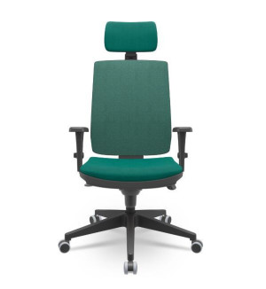 Cadeira Giratória Presidente Brizza Soft 99005 Com Apoio De Cabeça, Mecanismo Slider, Encosto Regulável, Base Piramidal, Rod. Pu 55Mm, Braço 3D - Plaxmetal  - Rev Vinil - Corplax Vinil Vinho