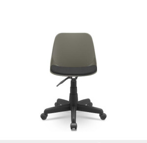 Cadeira Giratória Quick 62000 Concha Termoplástica Com Estofado No Assento, Base Standard, Rod. Pu 55Mm - Plaxmetal  - Rev Vinil - Corplax Vinil Azul - Plpx Plástico Branco 07 Cadeira Giratória Quick 62000 Concha Termoplástica Com Estofado No Assento, Base Standard, Rod. Pu 55Mm - Plaxmetal  - Rev Vinil - Corplax Vinil Azul - Plpx Plástico Branco 07