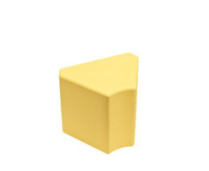 Puff Alelo 73002 Módulo 02 Pétala - Plaxmetal  - Rev Vinil - Corplax Vinil Branco