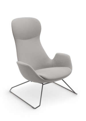 Poltrona Fixa 36111, Base Frame - Linha Solo - Cavaletti