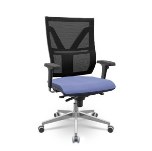 Cadeira Giratória Presidente Darix X+ 75000 Slider, Encosto Em Tela Aero T67, Base Alumínio, Rod. 65 Pu, Braço Regulável Pu - Plaxmetal  - Rev Vinil - Corplax Vinil Cinza Cadeira Giratória Presidente Darix X+ 75000 Slider, Encosto Em Tela Aero T67, Base Alumínio, Rod. 65 Pu, Braço Regulável Pu - Plaxmetal  - Rev Vinil - Corplax Vinil Cinza