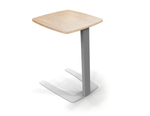 Mesa 11801, Melamínico - Estrutura Prata - Altura 640Mm - Linha Talk - Cavaletti