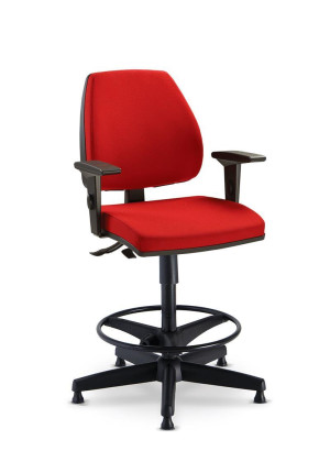 Cadeira Giratória Stool 38022 Sre, Aranha C/ Polaina, C/ Sapata, Braço Sl New Pu - Linha Pro - Cavaletti  - Rev Politex - Cor (Politex) Preto Cadeira Giratória Stool 38022 Sre, Aranha C/ Polaina, C/ Sapata, Braço Sl New Pu - Linha Pro - Cavaletti  - Rev Politex - Cor (Politex) Preto