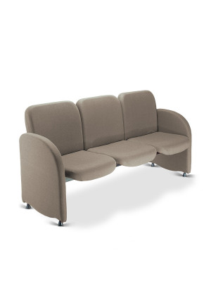 Poltrona Fixa 12004 3 Lugares C/ Braço Exp. - Linha Box – Cavaletti  - Rev Poliéster Méscla - Cor (Mescla) Azul Com Preto Poltrona Fixa 12004 3 Lugares C/ Braço Exp. - Linha Box – Cavaletti  - Rev Poliéster Méscla - Cor (Mescla) Azul Com Preto