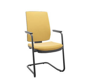 Cadeira Fixa Presidente Brizza Soft 99023 Base S, Braço Integrado, Estrutura Preta – Plaxmetal  - Rev Vinil - Corplax Vinil Vermelho Cadeira Fixa Presidente Brizza Soft 99023 Base S, Braço Integrado, Estrutura Preta – Plaxmetal  - Rev Vinil - Corplax Vinil Vermelho