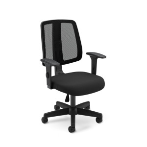 Cadeira Giratória Executiva 43503, Encosto Tela Newnet, Aranha C/ Polaina Secretária, Rod. 50 Nylon, Braço Sl New Pp - Estrutura Preta - Linha Flip Light - Cavaletti Cadeira Giratória Executiva 43503, Encosto Tela Newnet, Aranha C/ Polaina Secretária, Rod. 50 Nylon, Braço Sl New Pp - Estrutura Preta - Linha Flip Light - Cavaletti