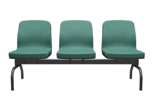 Longarina Soer 3 Lugares 67007 Sem Braço, Estrutura Preta - Plaxmetal  - Rev Polipropileno - Corplax Pp Vermelho Longarina Soer 3 Lugares 67007 Sem Braço, Estrutura Preta - Plaxmetal  - Rev Polipropileno - Corplax Pp Vermelho